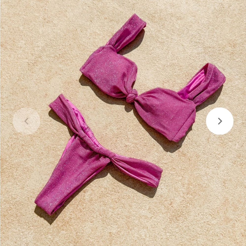 Kimkini pink reversible two piece swimsuit